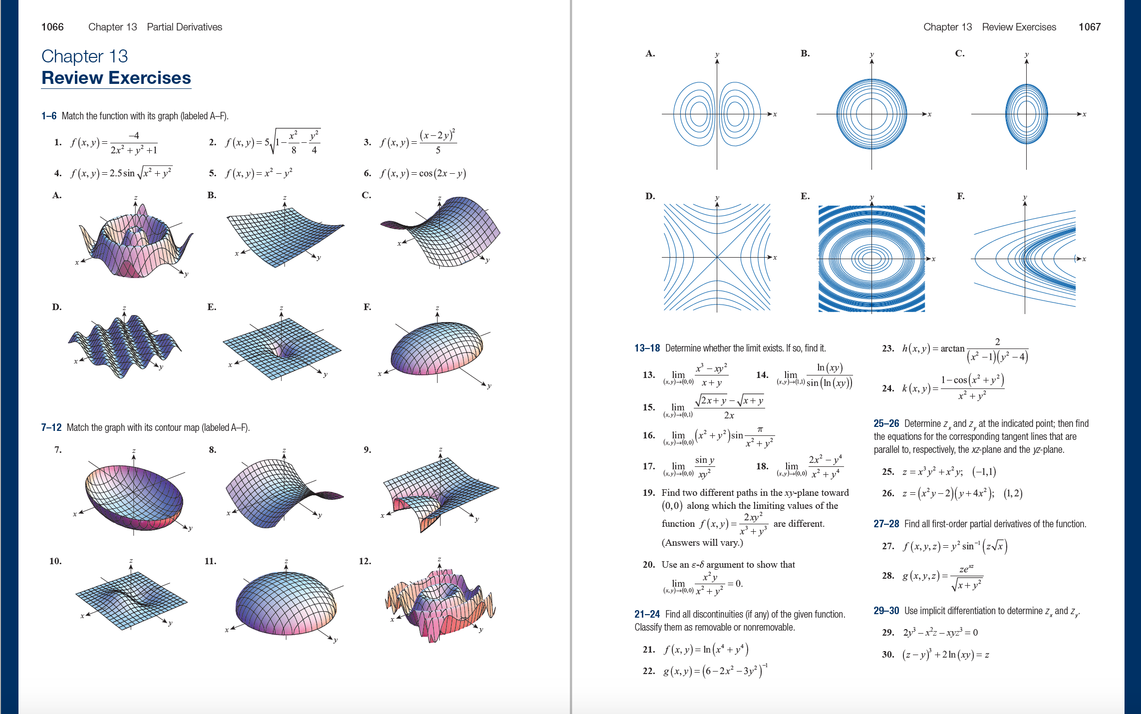 Spread from Calculus textbook