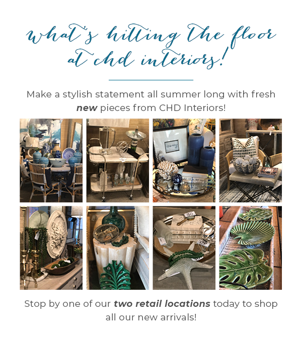 Graphic from the CHD Newsletter June 2019 showing 8 pictures from the showroom