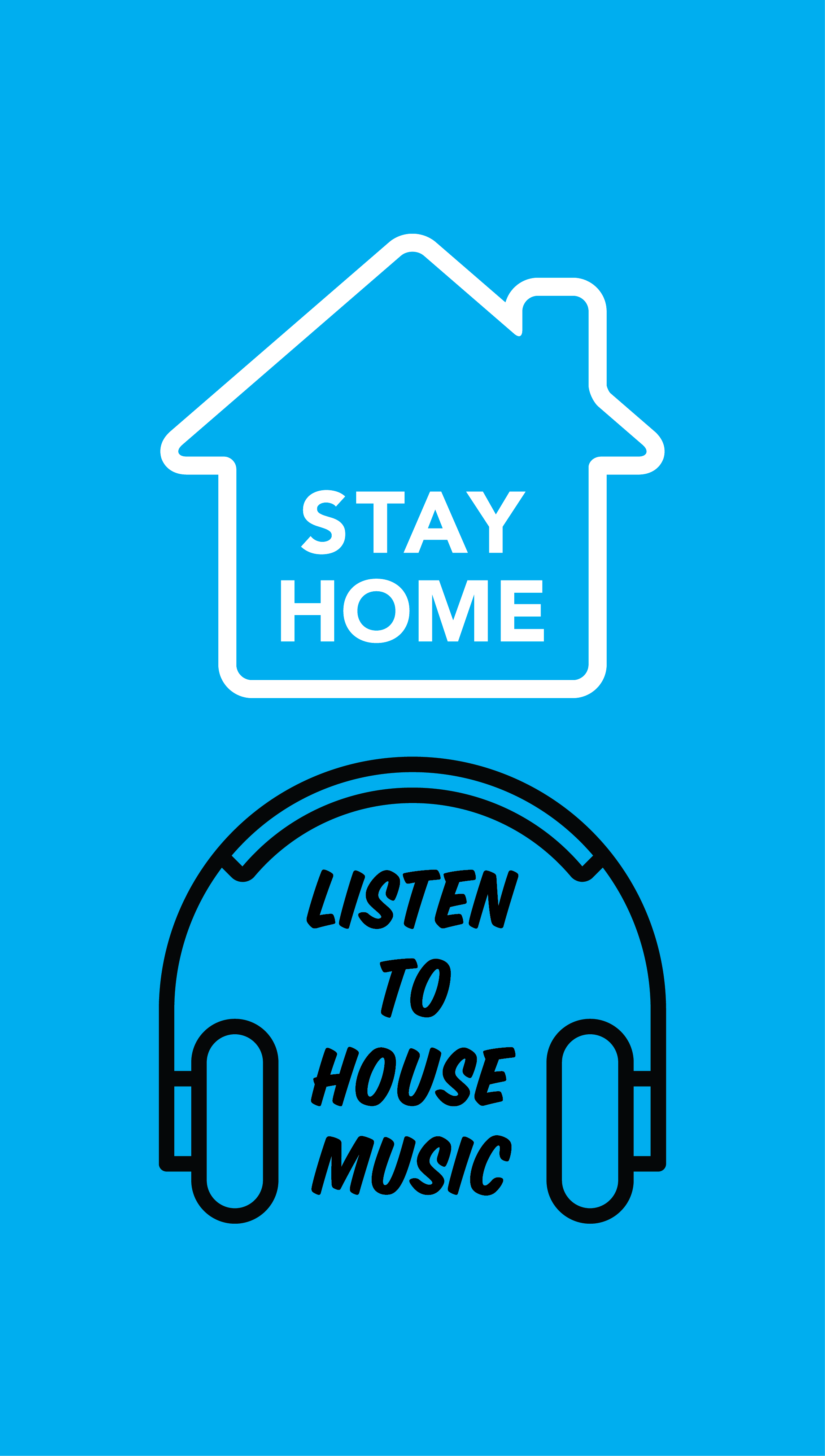 tay home, listen to house music