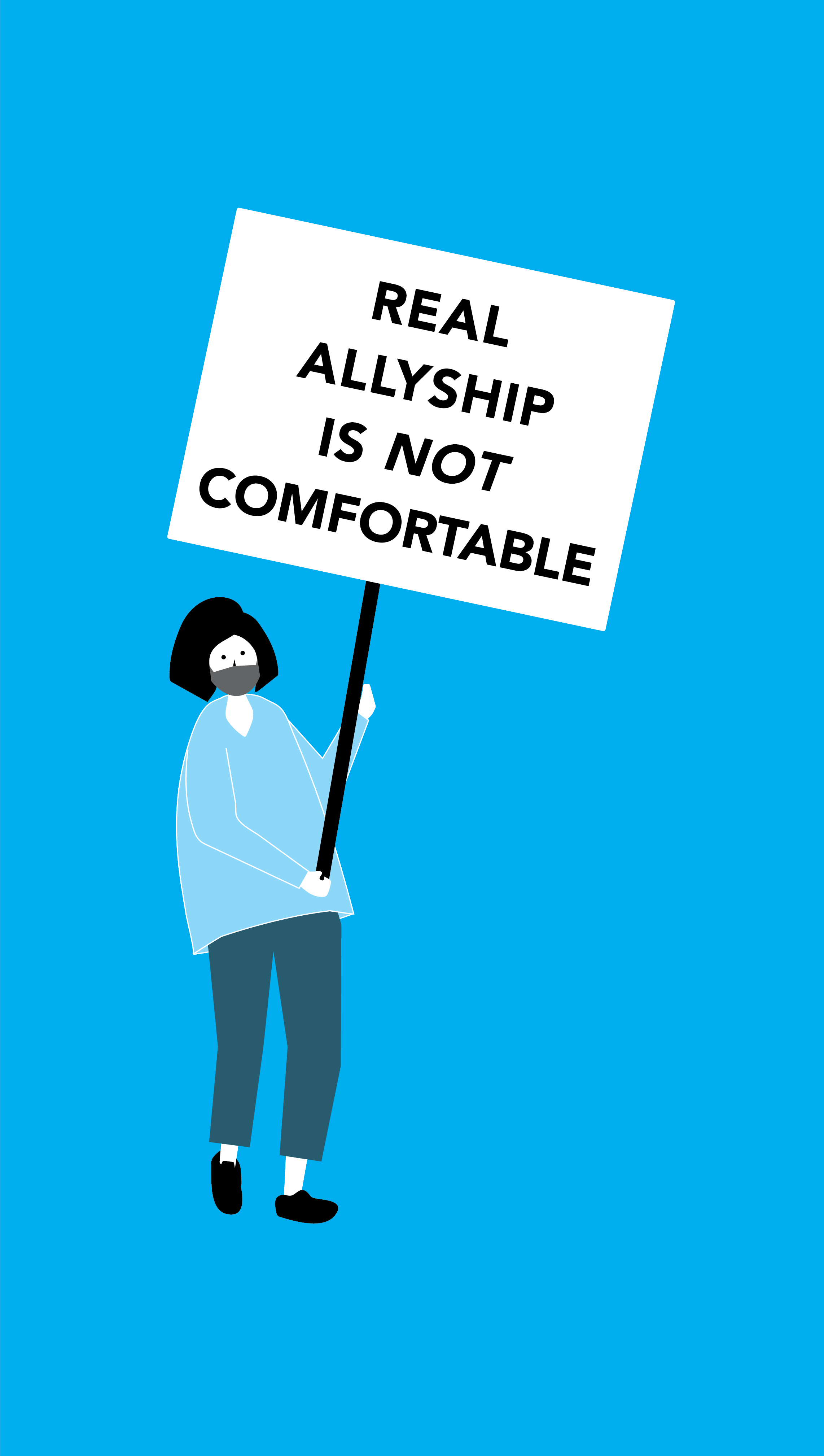 Real allyship is not comfortable